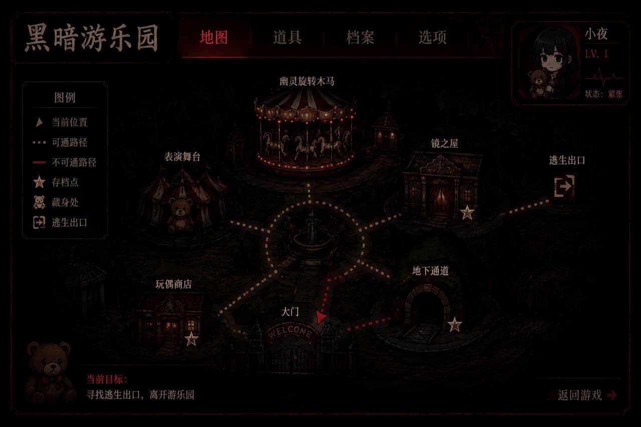 黑暗游乐园 逃生追逐 画面 6